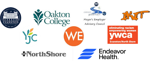 ASPIRE Community Partners ( Evanston Township High School, Oakton College, YWCA, Endeavor Health, IKIT, Career Pathways Mayor's Employer Advisory Council, Youth Job Center) 